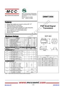DMMT3906-TP Datasheet Cover