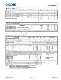 DMN1002UCA6-7 Datasheet Page 2