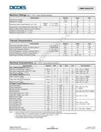 DMN1004UFDF-7 Datasheet Page 3