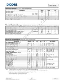DMN1004UFV-13 Datasheet Page 2