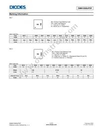 DMN1008UFDF-7 Datasheet Page 2