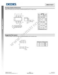 DMN1019UVT-13 Datasheet Page 6