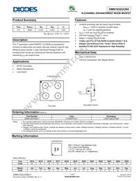 DMN1032UCB4-7 Datasheet Cover