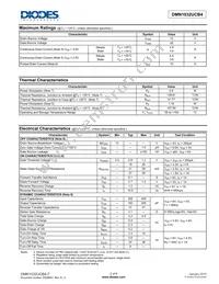 DMN1032UCB4-7 Datasheet Page 2
