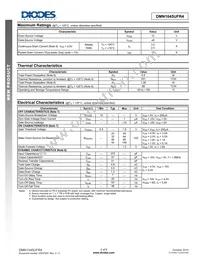 DMN1045UFR4-7 Datasheet Page 2