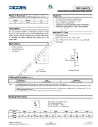 DMN1053UCP4-7 Datasheet Cover