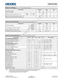 DMN10H120SE-13 Datasheet Page 2