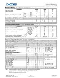 DMN10H170SFGQ-13 Datasheet Page 2
