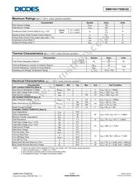 DMN10H170SK3Q-13 Datasheet Page 2