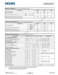 DMN10H170SVT-13 Datasheet Page 2