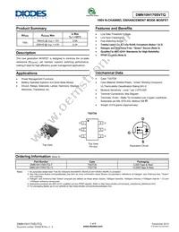 DMN10H170SVTQ-13 Datasheet Cover