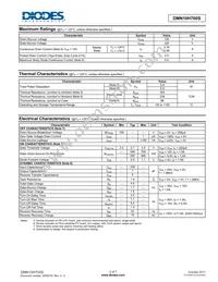 DMN10H700S-13 Datasheet Page 2