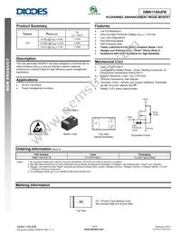 DMN1150UFB-7B Datasheet Cover