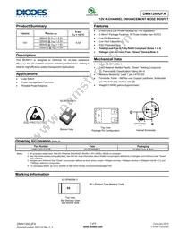 DMN1260UFA-7B Datasheet Cover