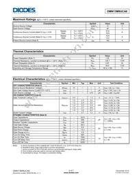 DMN13M9UCA6-7 Datasheet Page 2