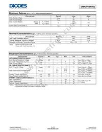 DMN2004WKQ-7 Datasheet Page 2
