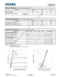 DMN2005K-7 Datasheet Page 2