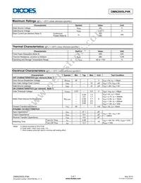 DMN2005LP4K-7 Datasheet Page 3