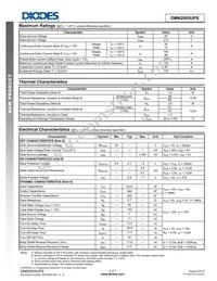 DMN2005UPS-13 Datasheet Page 2