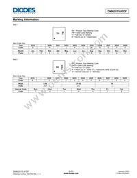 DMN2015UFDF-7 Datasheet Page 2