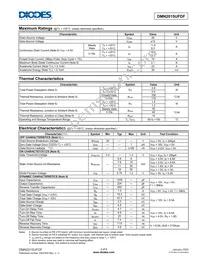 DMN2015UFDF-7 Datasheet Page 3