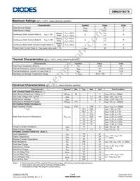 DMN2019UTS-13 Datasheet Page 2