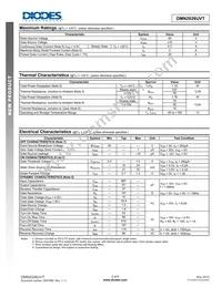 DMN2026UVT-7 Datasheet Page 2