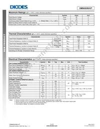 DMN2028UVT-13 Datasheet Page 2