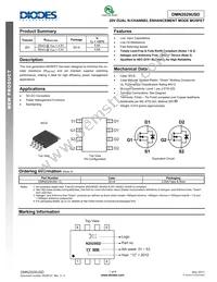 DMN2029USD-13 Datasheet Cover