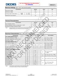 DMN2041L-7 Datasheet Page 2