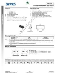 DMN2050L-7 Datasheet Cover