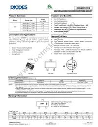 DMN2065UWQ-7 Datasheet Cover