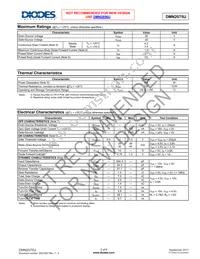 DMN2075U-7 Datasheet Page 2