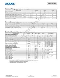 DMN2400UFB-7 Datasheet Page 3