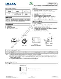 DMN25D0UFA-7B Datasheet Cover