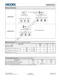 DMN26D0UFB4-7 Datasheet Page 2