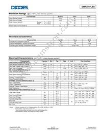 DMN3007LSS-13 Datasheet Page 2