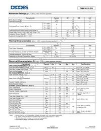 DMN3013LFG-7 Datasheet Page 2