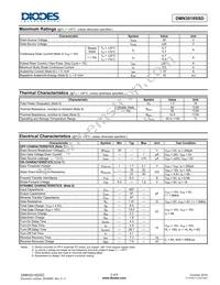 DMN3018SSD-13 Datasheet Page 2