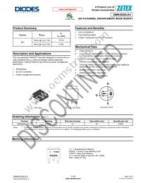 DMN3020LK3-13 Datasheet Cover