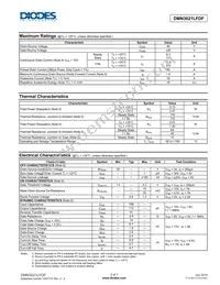 DMN3021LFDF-13 Datasheet Page 2