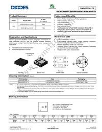 DMN3025LFDF-7 Datasheet Cover