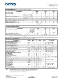 DMN3025LFG-13 Datasheet Page 2