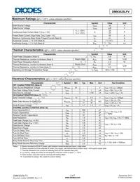 DMN3025LFV-7 Datasheet Page 2