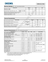 DMN3032LFDBQ-13 Datasheet Page 2