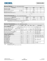 DMN3033LSNQ-13 Datasheet Page 2