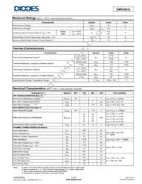 DMN3053L-13 Datasheet Page 2
