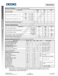 DMN3070SSN-7 Datasheet Page 2