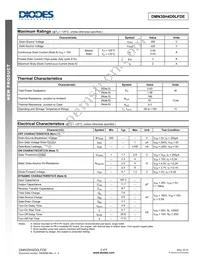 DMN30H4D0LFDE-13 Datasheet Page 2