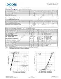 DMN3115UDM-7 Datasheet Page 2
